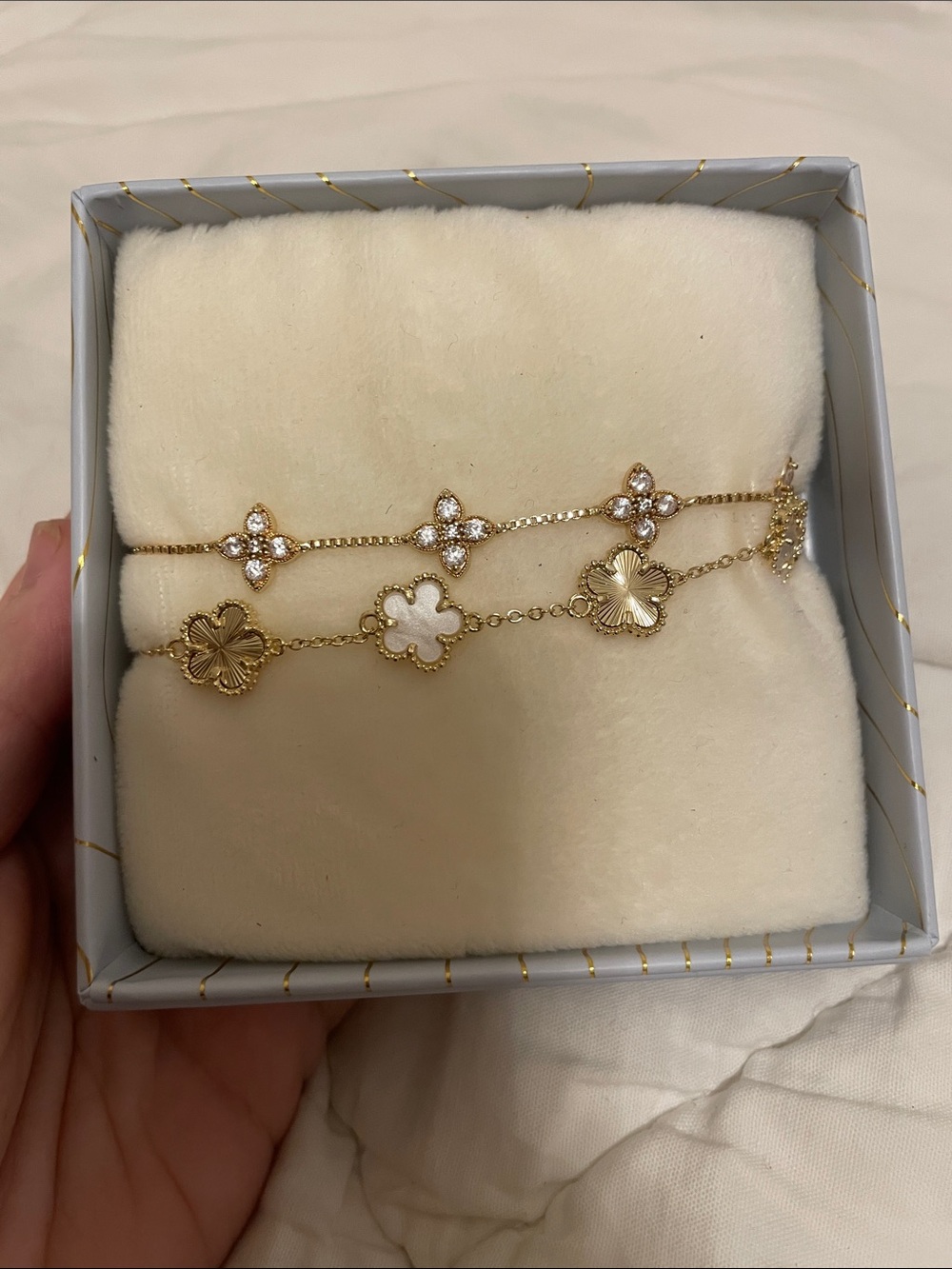 New in box eye candy adjustable bracelet set